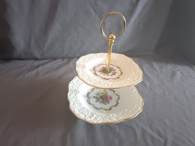 Etagere 2 er Eckig von Schumann Arzberg Bavaria Porzellan
