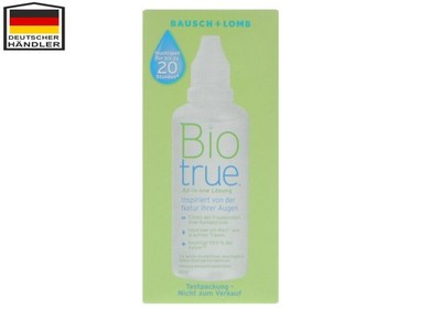 Biotrue 60ml Probepack Urlaubspack Pflegemittel Kombilösung All in One Hyaluron