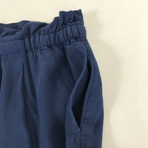 Aritzia Wilfred Montrouge pantaloncino crepe donna piccolo blu estivo notte casual - Foto 4 di 10