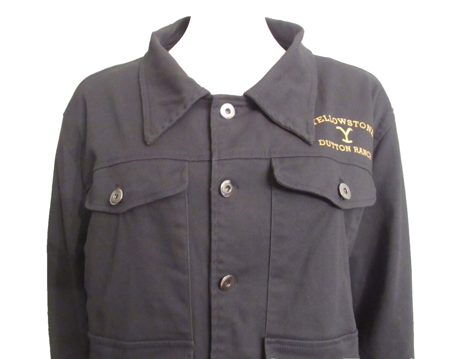 yellowstone dutton ranch button-up long sleeve gr… - image 4