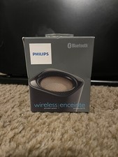 Philips BT100B Wireless Mini Portable Bluetooth Speaker Blck Built in Microphone