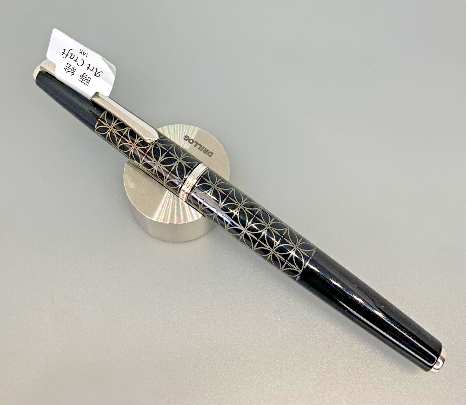 [Near Mint] PILOT Hiramaki-e SHIPPO 14K Nib Medium Art Craft FD-3MP-SPO-M