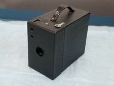 Vintage 1930's Kodak Hawk-Eye Model B Box Camera With Manual Shelf D3