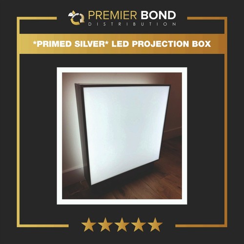 Doppelseitige LED Projektion Lichtbox - 60x60cm scharf quadratisch anpassbares Schild - Bild 4 von 8