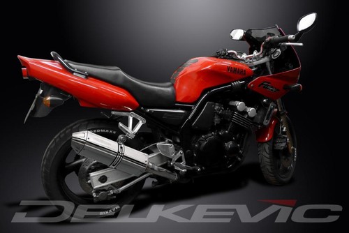 YAMAHA FZS600 FAZER 98-03 KOMPLETTE AUSPUFFANLAGE 320mm EDELSTAHL TRI BSAU SCHALLDÄMPFER - Bild 3 von 4