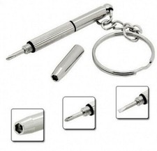 5pcs 3in1 Mini Tool Key Chain Eyeglasses Watch Phone Repair Screwdriver Kit