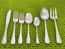 Cuisinart CUI8 Stainless 18/10 Glossy Beaded Outline Flatware SMART CHOICE E70WU