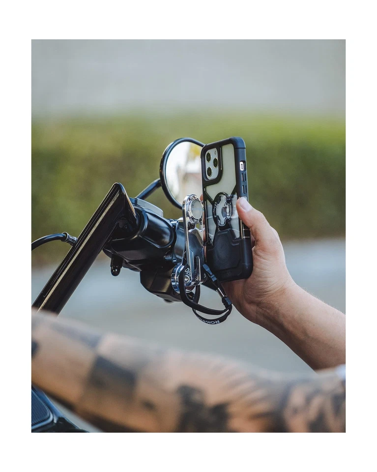 ROKFORM - Motorcycle Cell Phone Perch Mount, Clutch Perch Phone Mount Fits Mo... - Image 2 of 4