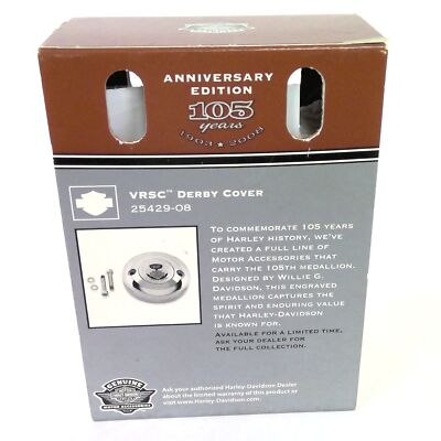 Herley-Davidson 08年V-ROD 純正シート NOS Genuine Harley V-Rod 105th Anniversary Clutch Derby Cover