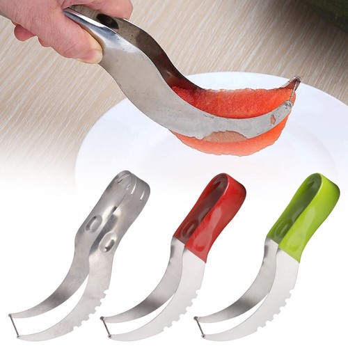 Watermelon Slicer Fruit Cutter Kitchen Stainless Steel Watermelon Cutter - Picture 2 of 17