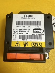 Airbagsteuergerät Steuergerät Peugeot 607 Temic 9643869780 *A-723
