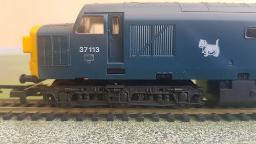 Lima L205286 Class 37 37113 BR Blue, split headcodes, good runner, boxed - Picture 7 of 13