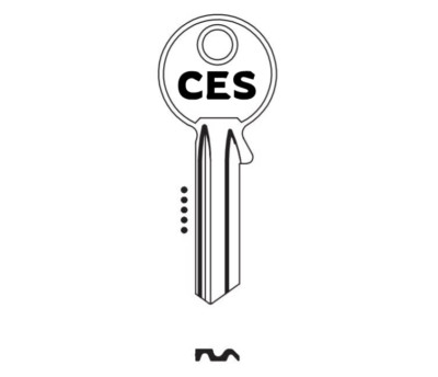 2X CES Key Blank For Cutting Suitable For CE5D, Silca CE2, JMA CE-5D, ORION CE14