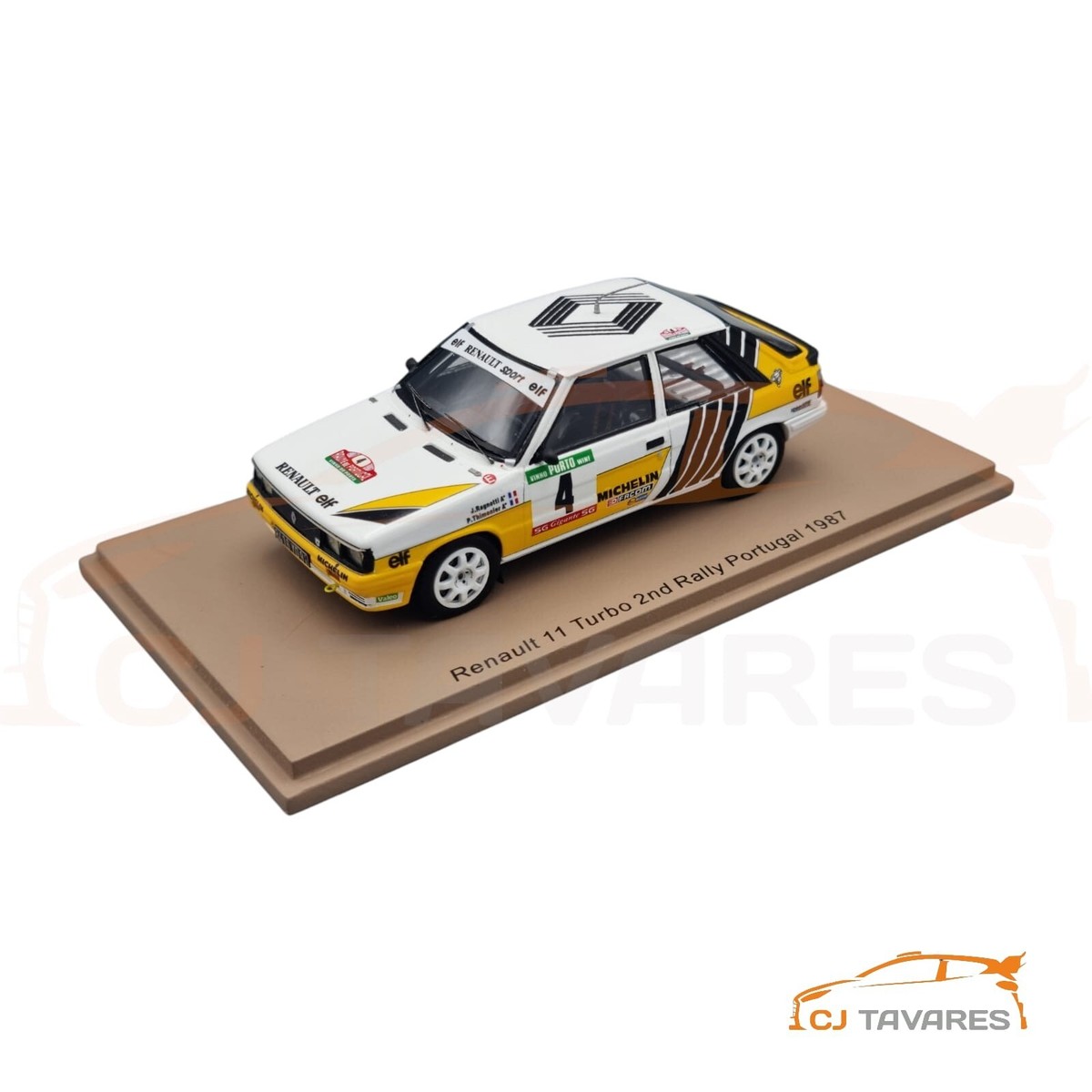 SPARK S5568 RENAULT 11 TURBO #4 J RAGNOTTI P THIMONIER RALLY