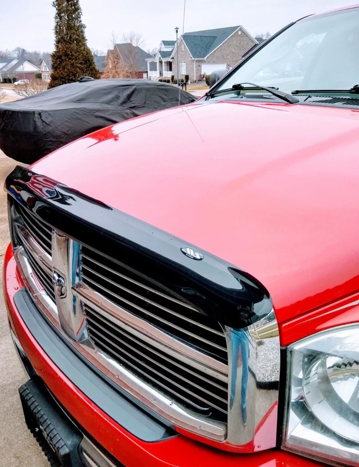 Protector de capó BugFlector II deflector protector contra insectos para Ram 1500 2500 3500 2006-08 Foto 3 de 4