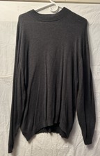 Dockers Men's Pull Over Knit Sweater Size XL Long Sleeve Black