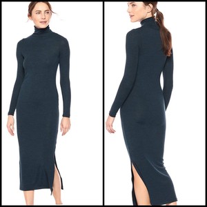 black sweater maxi dress