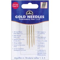 Dmc 6132 Embroidery Hand Needles, Gold, New, Free Shipping on sale Dmc 6132 Embroidery Hand Needles, Gold, New, Free Shipping on sale