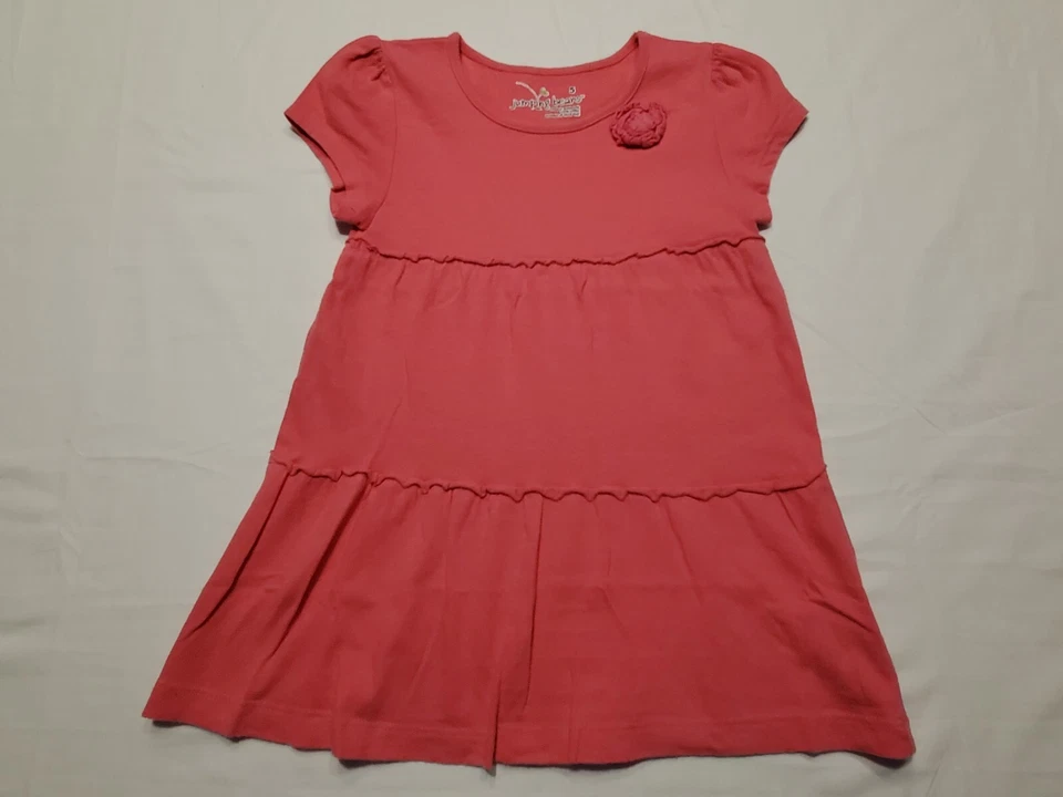 Lote de 2 camisetas túnica rosa con capas Jumping Beans para niñas talla 5 Foto 3 de 4