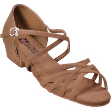 Ultimate Swinger Dance Shoe - Light Brown Microsuede