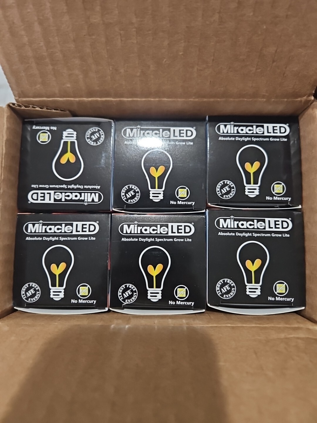 Daylight Spectrum LED Grow Light Bulb - 9W Replaces 100W - Full Spectrum for ...