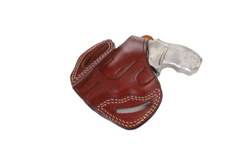Pusat Holster Leather Belt Holster OWB 2 inch For Revolver Taurus 856 - Picture 17 of 28