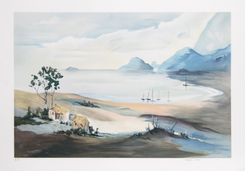 Robert Plummer Ludlum, Dream Cove, Lithographie, signiert und nummeriert mit Bleistift - Bild 1 von 5