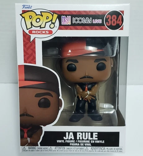 JA RULE - ICONN LIVE Funko POP! Rocks #384 Collectible Vinyl Figure NEW IN STOCK