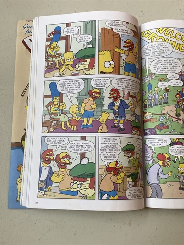 Lot Of 2 Simpsons Comics Harper Beach Blanket Bongo, Hit The Road!  - Picture 10 of 13