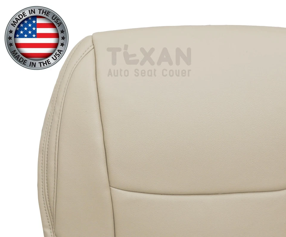 Cubierta de asiento de cuero inferior del lado del conductor para Lexus GX470 AWD 2003 a 2009 color tostado marfil Foto 4 de 4