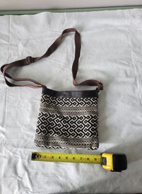Quagga Womens Shoulder Purse Small Black and White (SB91