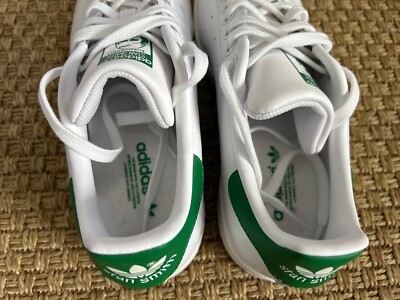 ADIDAS STAN SMITH Originals Sneaker ~ White/Green~ US 8 | eBay