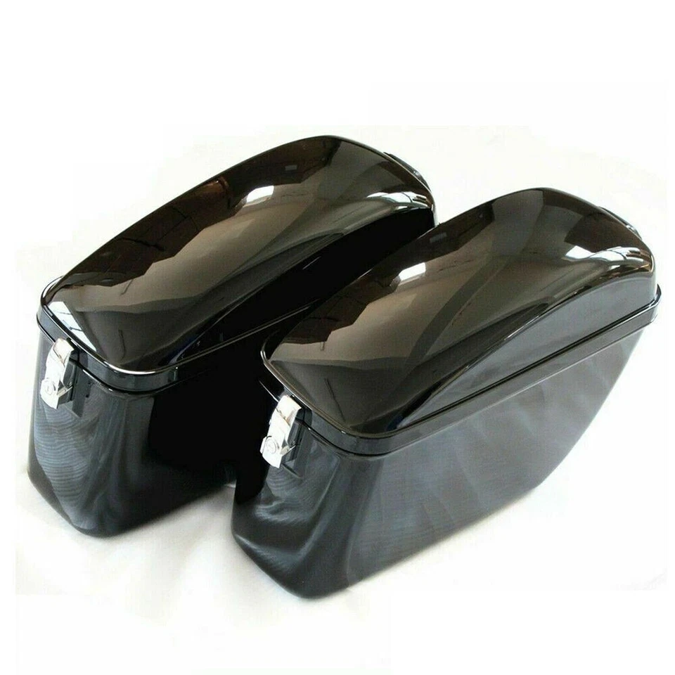 Maletas de sillín de equipaje soportes bolsa de sillín 25L más grandes para Honda VTX1800 1998-2007 Foto 2 de 4