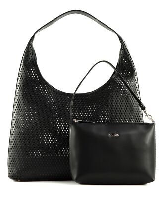 GUESS Vikky Hobo Bag Shopper Schultertasche Tasche Black schwarz Neu