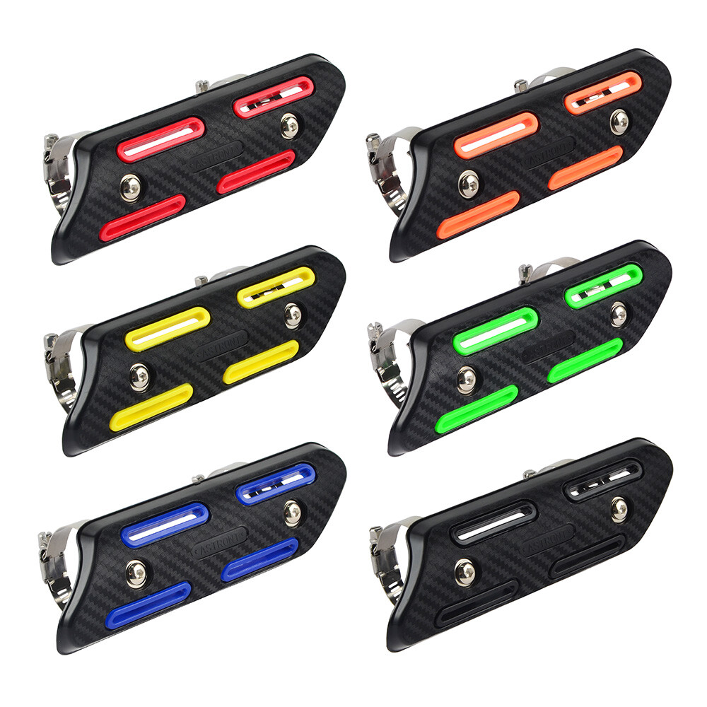 Universal Motorcycle 4 Stroke Pipe Heat Shield Protector Cover Guard Dirt  Bike | eBay