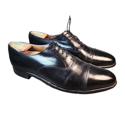 Royal Tweed By Cheaney Of England Black Dress Shoes Men