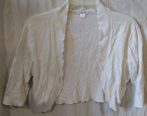 dressy ivory cardigan