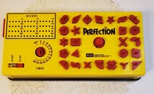 Vtg1973 Perfection Board Game Tested It Works Has All Shape Pieces Not Complete