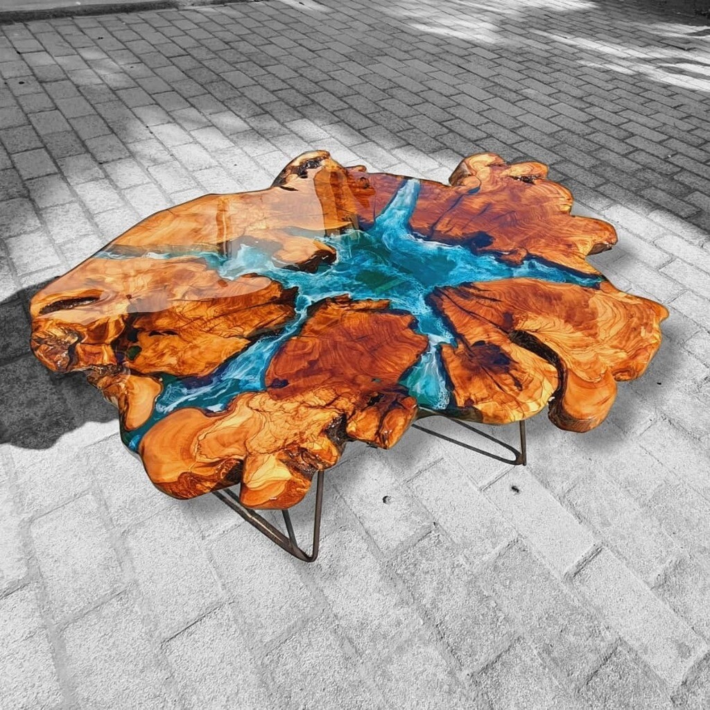 Custom Table, Epoxy Coffee Table Top, Custom Wooden Furniture, Custom Home Décor