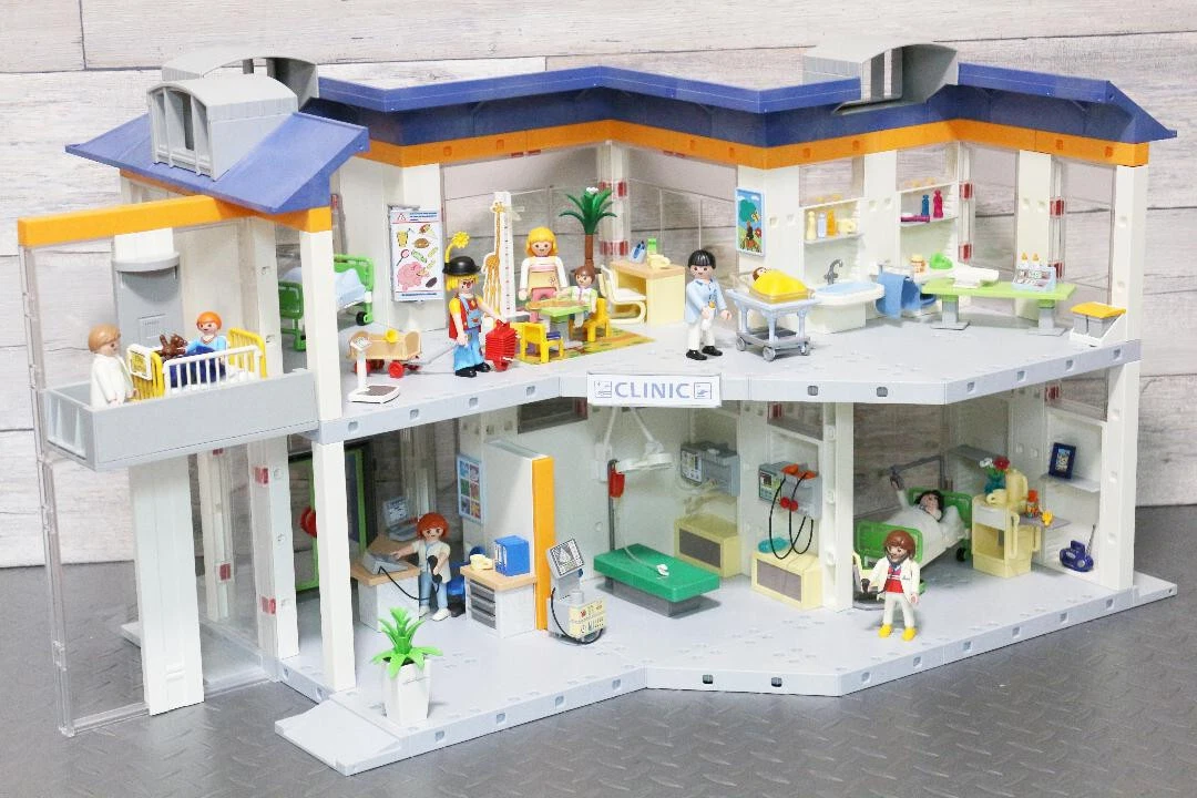 Morgen Splendor Stewart ø Playmobil 4404 Large Hospital Children Figures 99% complete some sealed |  eBay