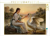 Puzzle Calvendo Leda Et Le Cygne | 1000 PièCes, Format Assemblé 64 × 48 Cm | Puz