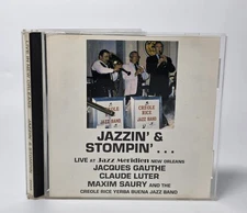Jacques Gauthe Claude Luter Jazzin’ & Stompin’ Live CD New Orleans 1988
