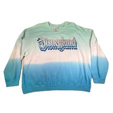 Disneyland Mickey Mouse Pullover Sweater Crewneck Size XXL Disney Parks Ombr 