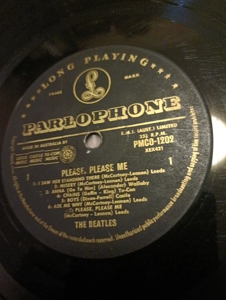 The Beatles ‎– Please Please Me    LP  G/G+ - Image 3 of 4