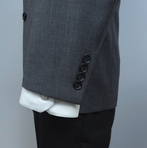 J Crew Crosby Suit Jacket Blazer Men's Size 38R Gray Tollegno 1900 Wool NWT - Picture 8 of 13