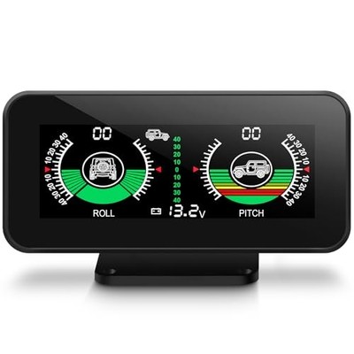 Car Inclinometer for Off-Road Driving, Multi-Functional Digital AM50-A
