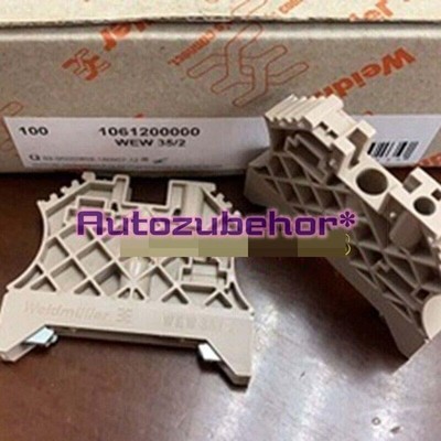 100PC/BOX FOR Weidmuller Terminal 1061200000 Retainer WEW35/2 *cm