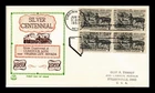 Dr Jim Stamps Silver Centennial First Day Cover Tri Color Cachet