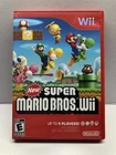 New Super Mario Bros Wii (Nintendo Wii) Complete w/ Manual - Clean & Tested