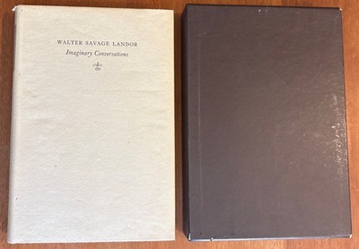 Walter Savage Landor Imaginary Conversations Limited Editions Club 1936 Signed